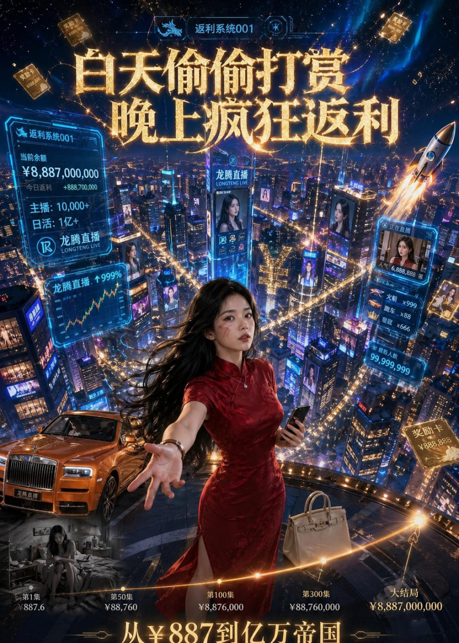 白天偷偷打赏，晚上疯狂返利全集