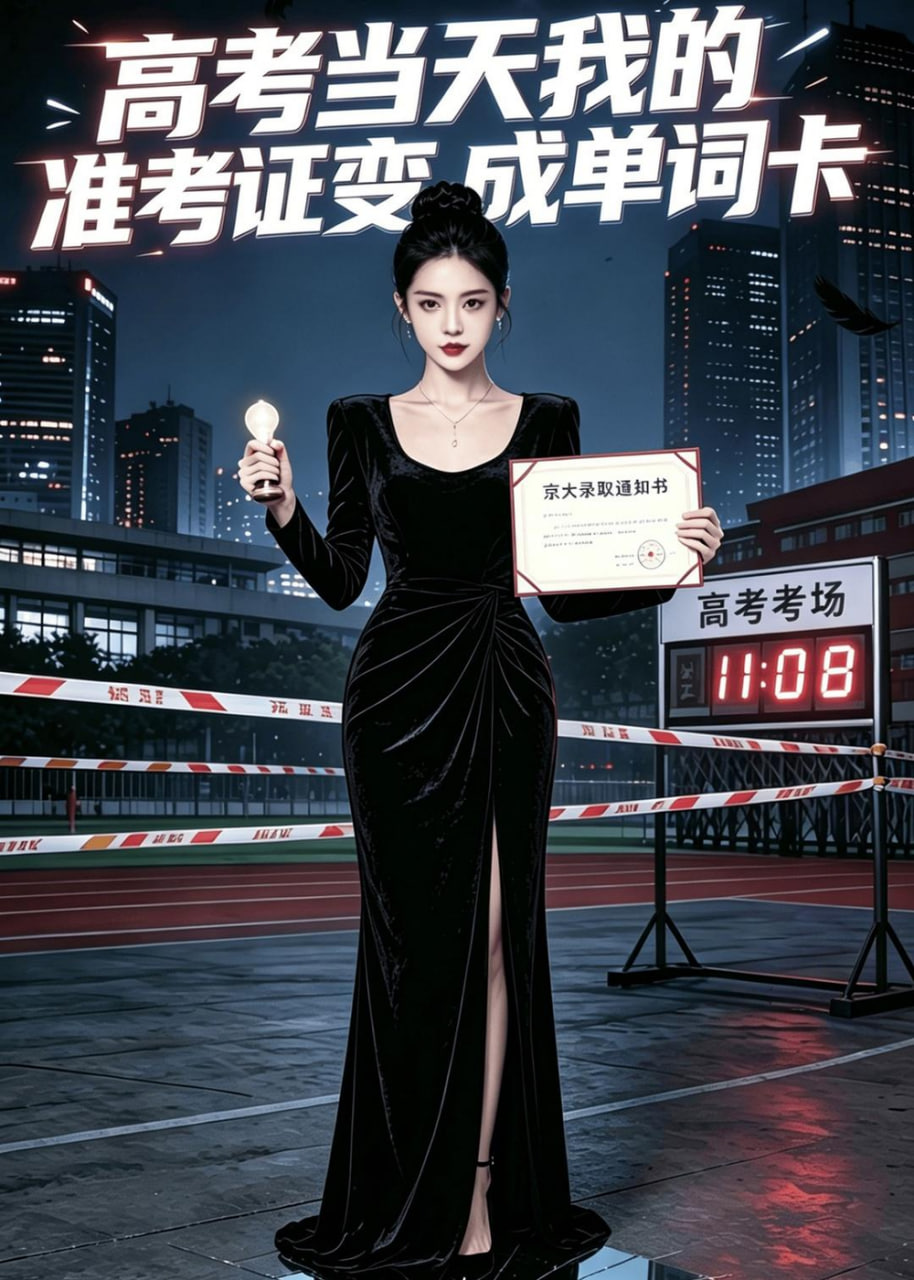 高考当天我的准考证变成单词卡全集