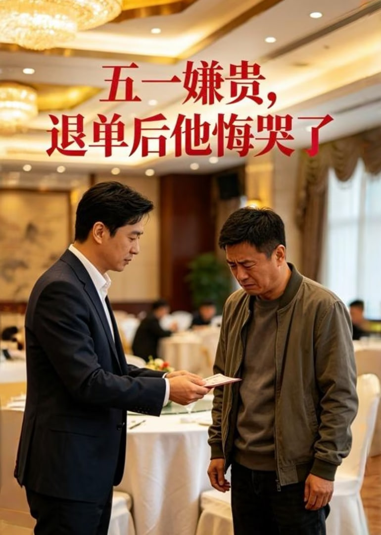 五一嫌贵，退单后他悔哭了全集