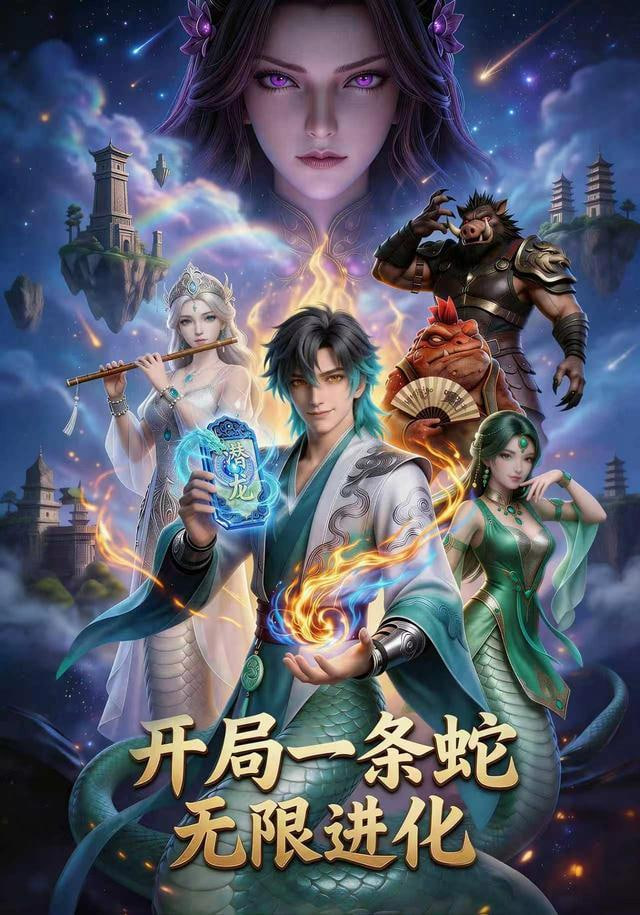 开局一条蛇，无限进化全集