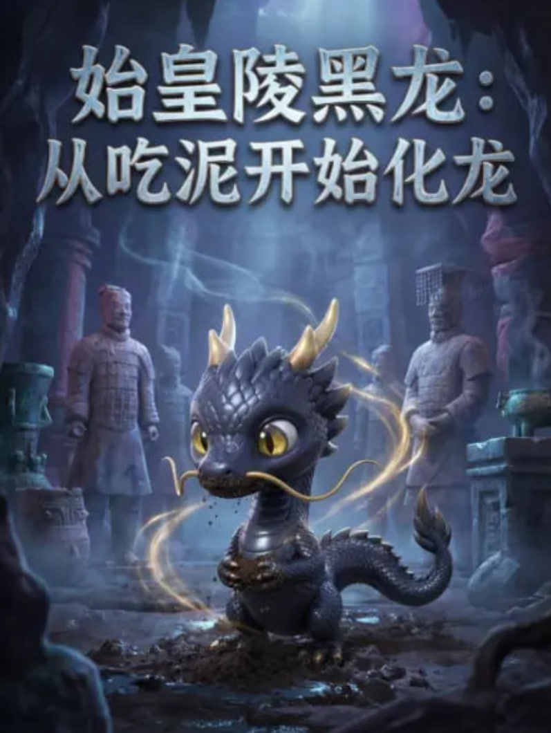 始皇陵黑龙：从吃泥开始化龙全集
