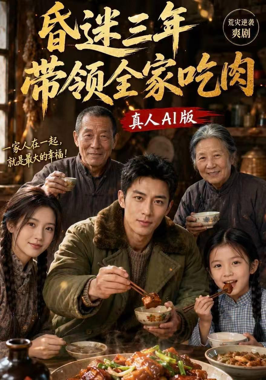昏迷三年，带领全家吃肉全集