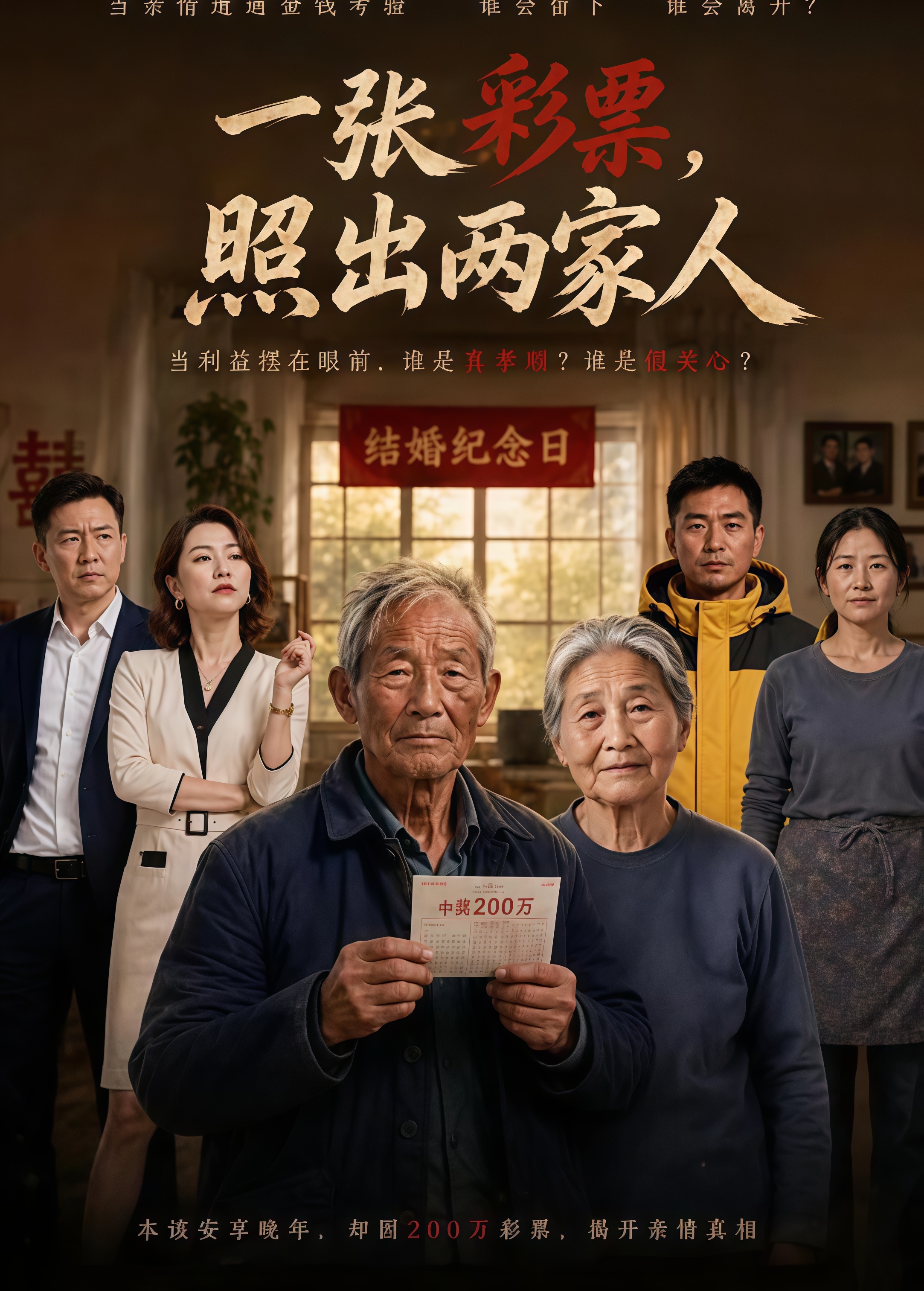 一张彩票，照出两家人全集
