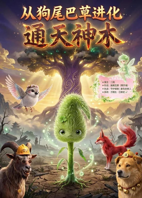 从狗尾巴草进化通天神木全集