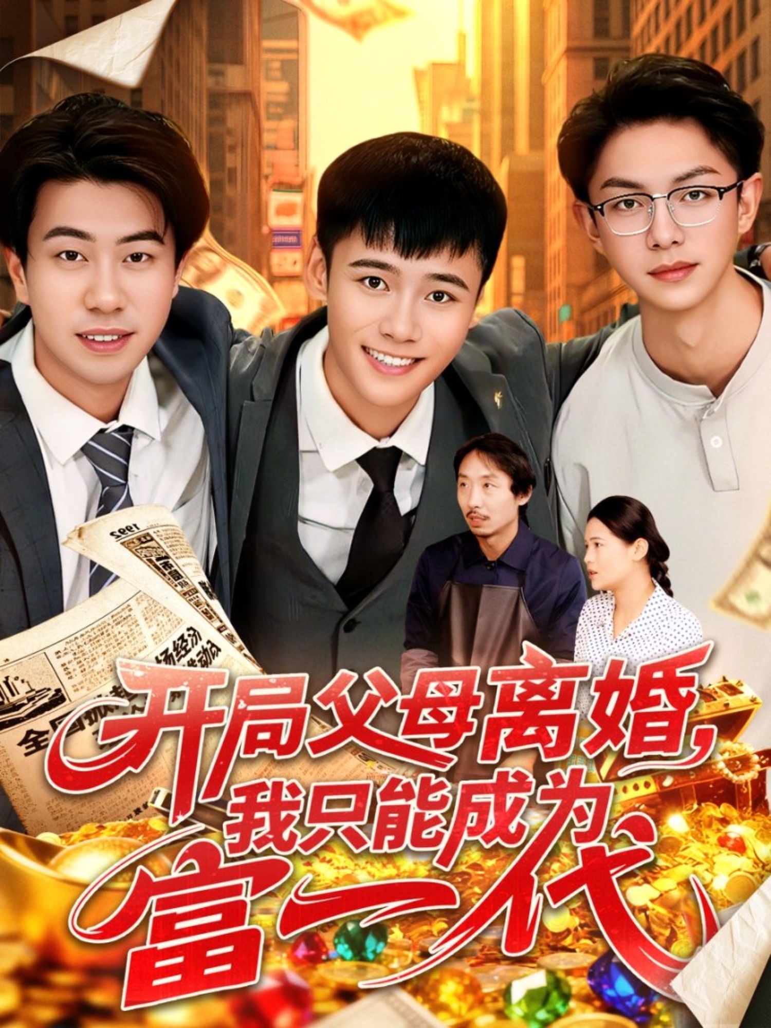 开局父母离婚，我只能成为富一代全集