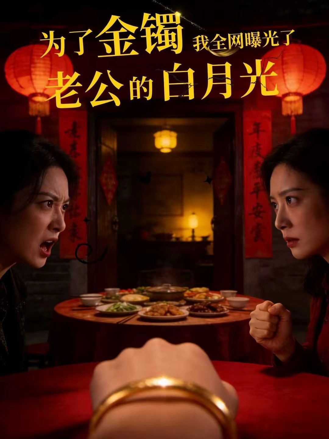 为了金镯，我全网曝光了老公的白月光全集